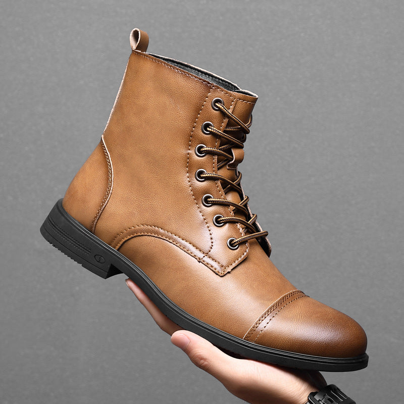 Elyvora™ | Bottes Élégantes en Cuir pour Homme