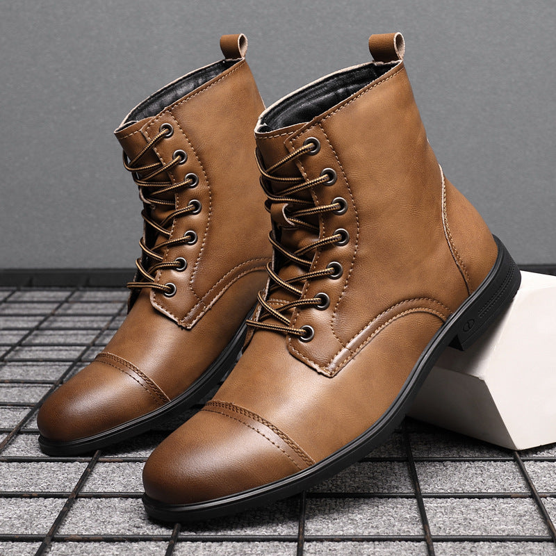 Elyvora™ | Bottes Élégantes en Cuir pour Homme