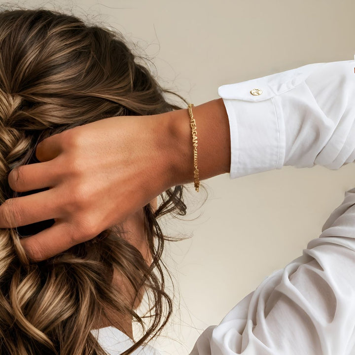 Prénia™ | Bracelet Personnalisé avec les Noms de Vos Proches