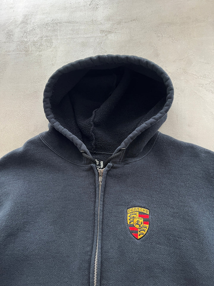 Hoodie Zippé Vintage Porsche Édition