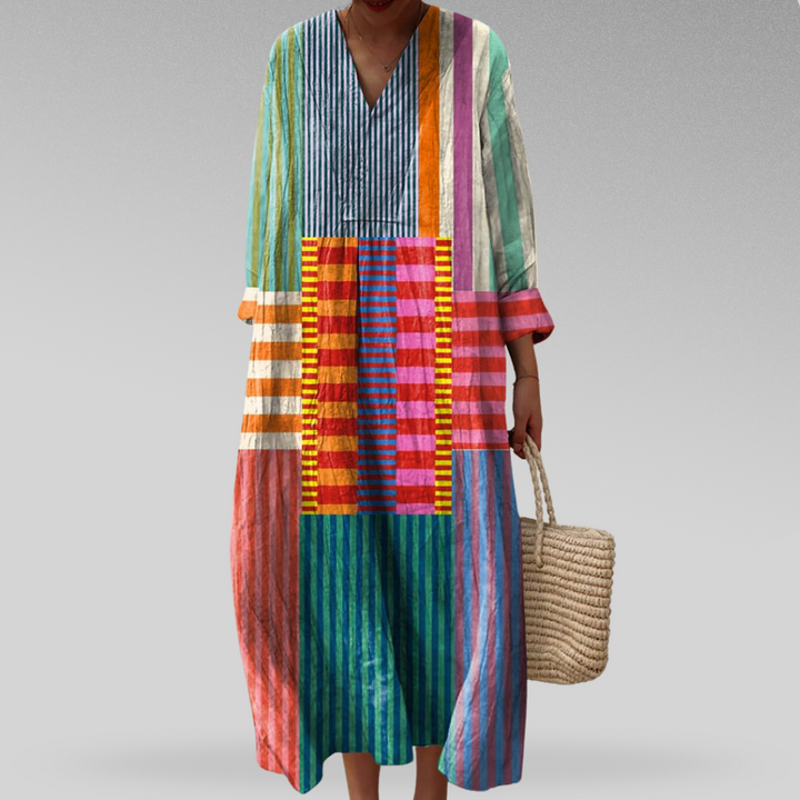 Ottilie™ | Robe Géométrique Élégante et Moderne