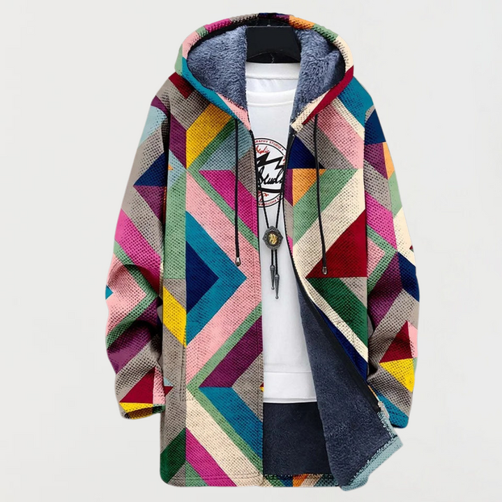 Zara | Sweat à capuche Art Géométrique