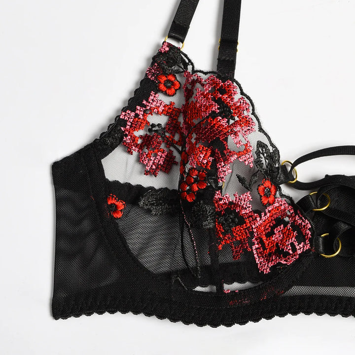 Lune™ | Ensemble de Lingerie Élégante en 3 Pièces