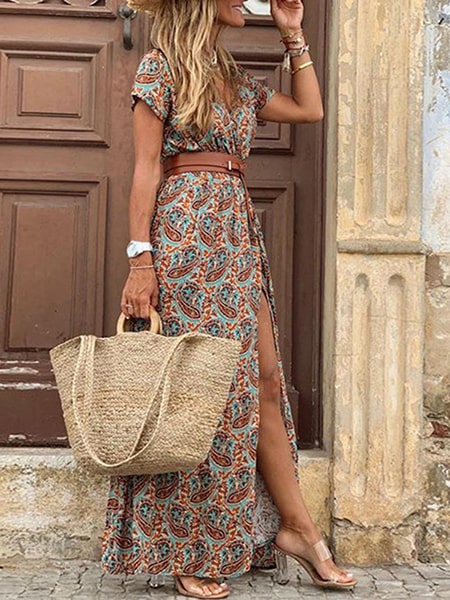 Rufus™ | Robe Maxi Ibiza avec Élégance Bohémienne