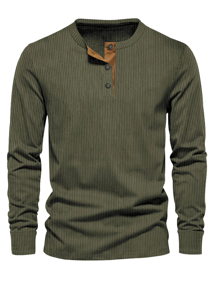 Oryel™ | Chemise rayée à manches longues