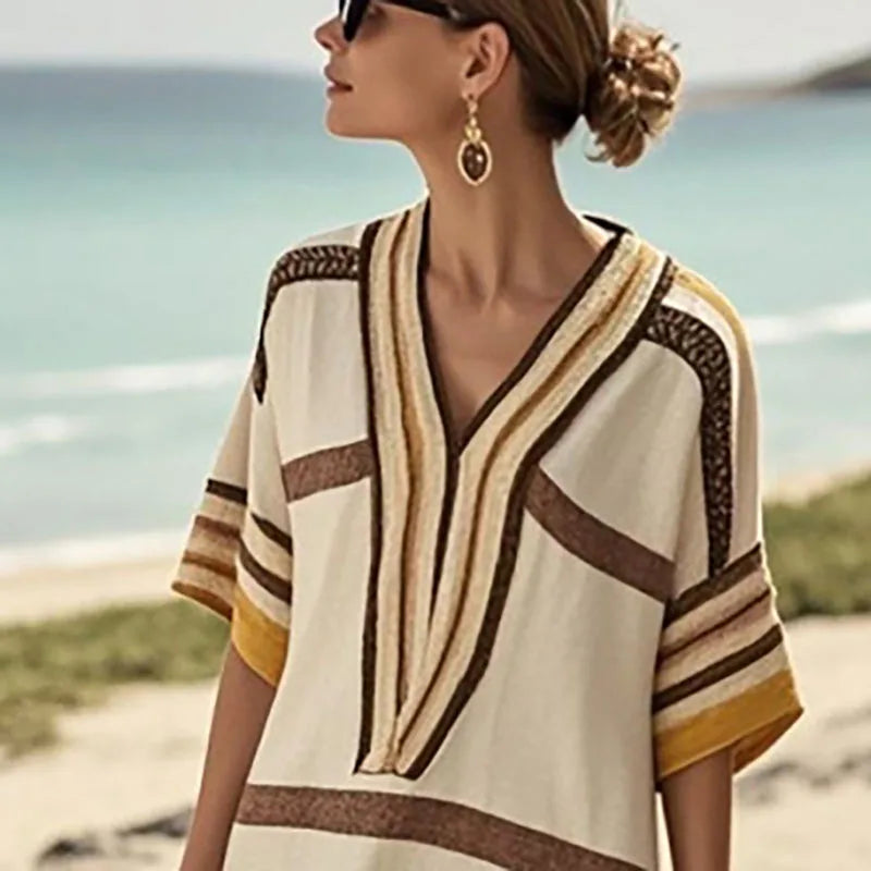Arie™ | Robe Midi Intemporelle avec Coupe Fluide