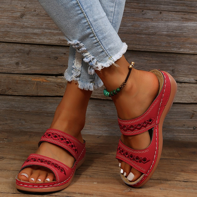 Monica™ | Sandales Orthopédiques Chic et Confortables