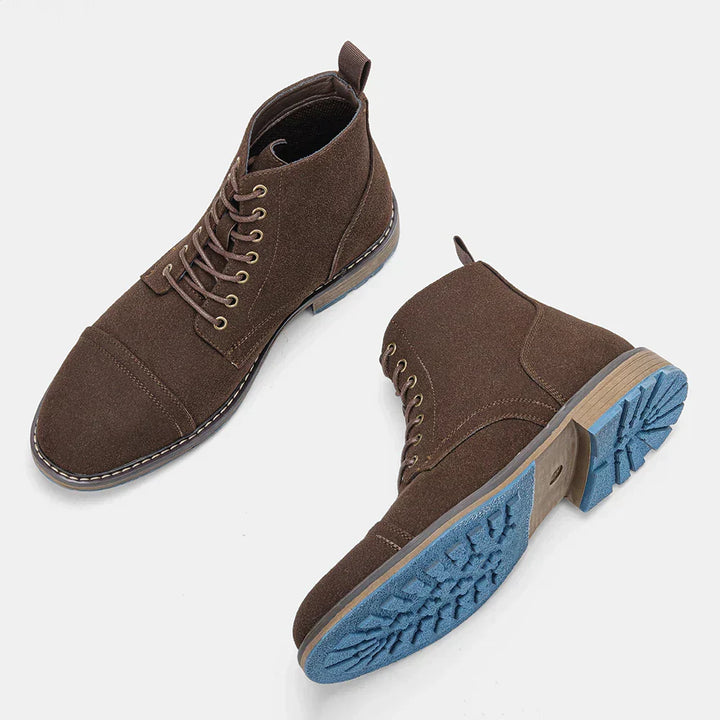 Xyvora™ | Bottes Derby Vintage à Bout Rond Élégantes