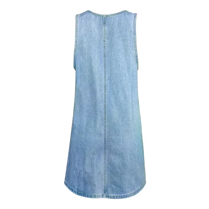 Sofia™ | Robe d'été en denim pratique et légère