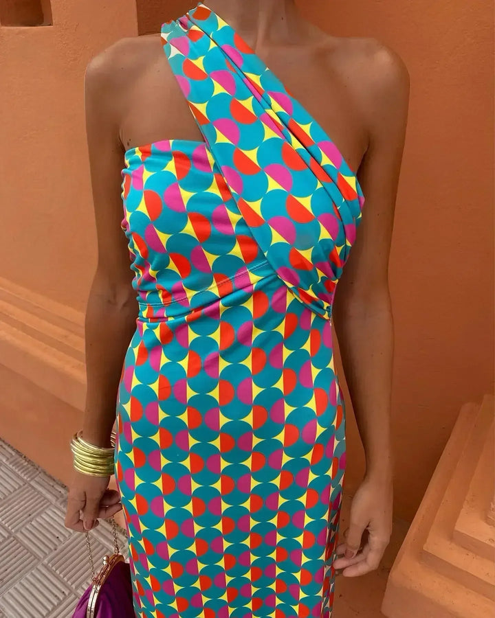 Imra- Robe midi élégante