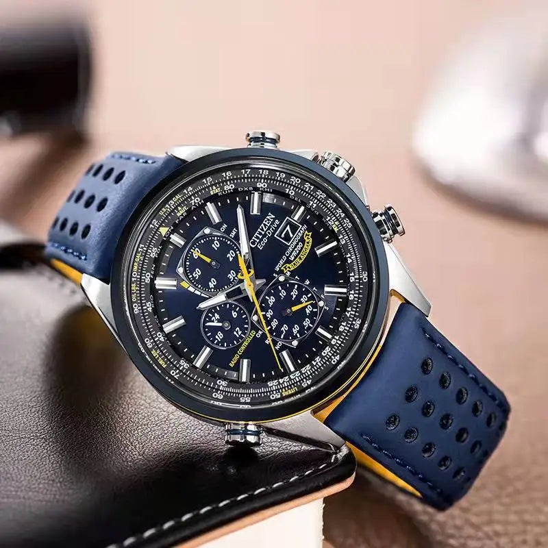 Rens™ | Montre Chronographe de Luxe Eco-Drive