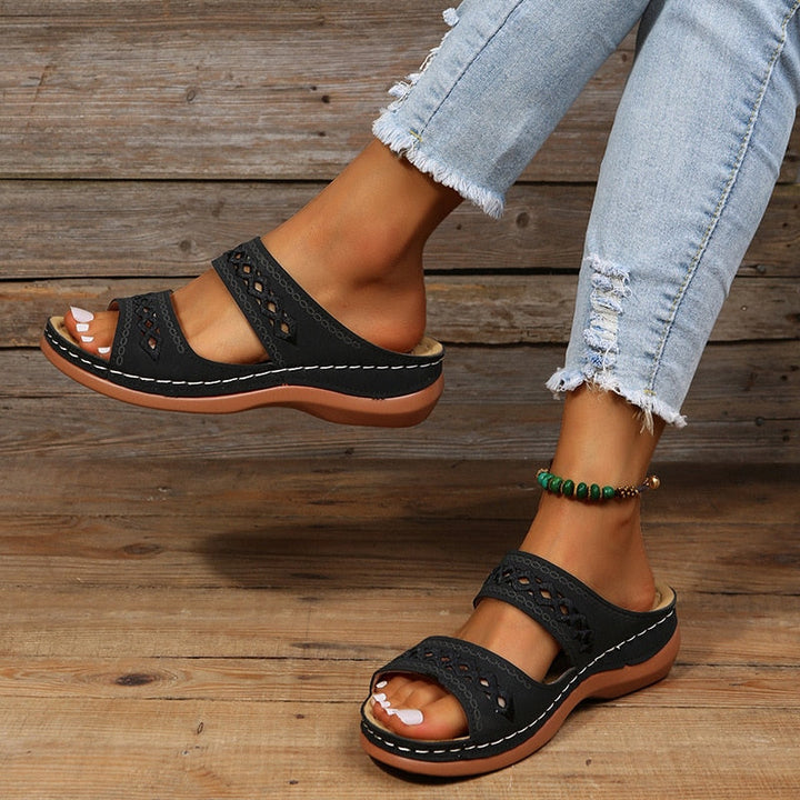 Monica™ | Sandales Orthopédiques Chic et Confortables