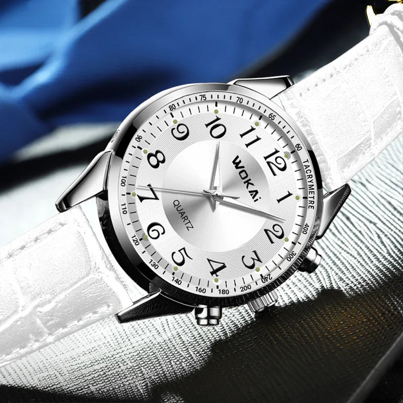 Montre Sport Décontractée Blanche™ - Olsen & Olsen