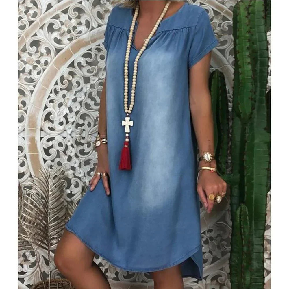 Sofia™ | Robe d'été en denim décontractée