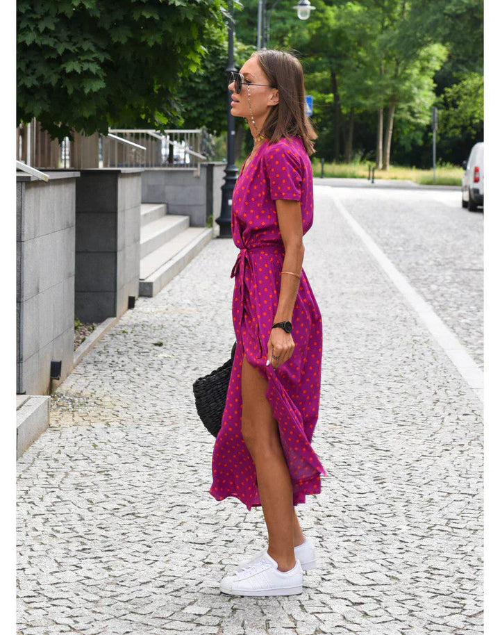 Jade™ | Robe élégante à col en V