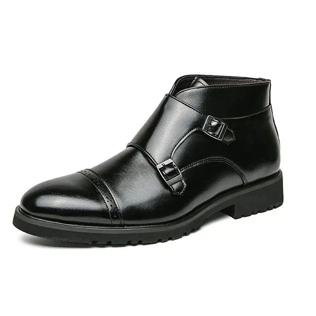 Parker | Bottes à double boucle en simili cuir
