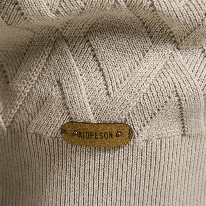Xylen™ | Pull Élégant à Motif Carreaux