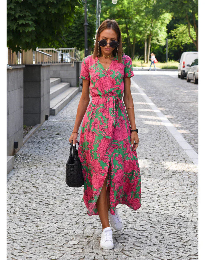 Jade™ | Robe élégante à col en V