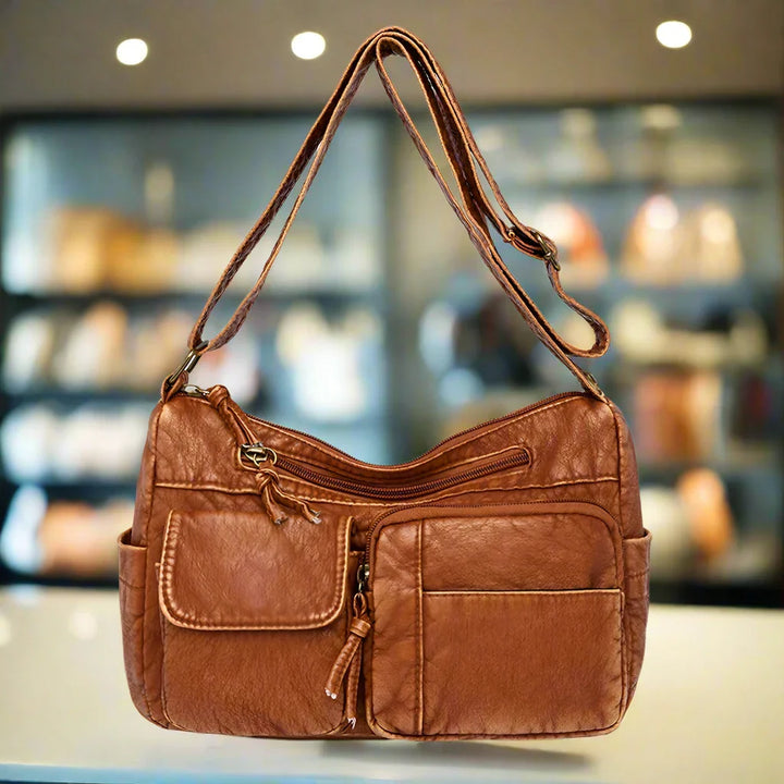 Selma™ | Sac à bandoulièr vintage avec plusieurs poches