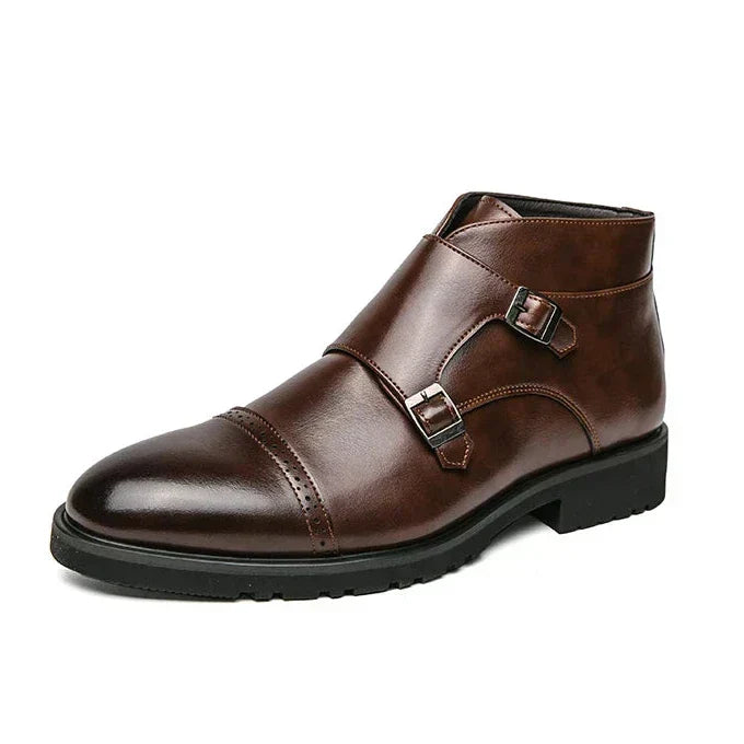 Parker | Bottes à double boucle en simili cuir