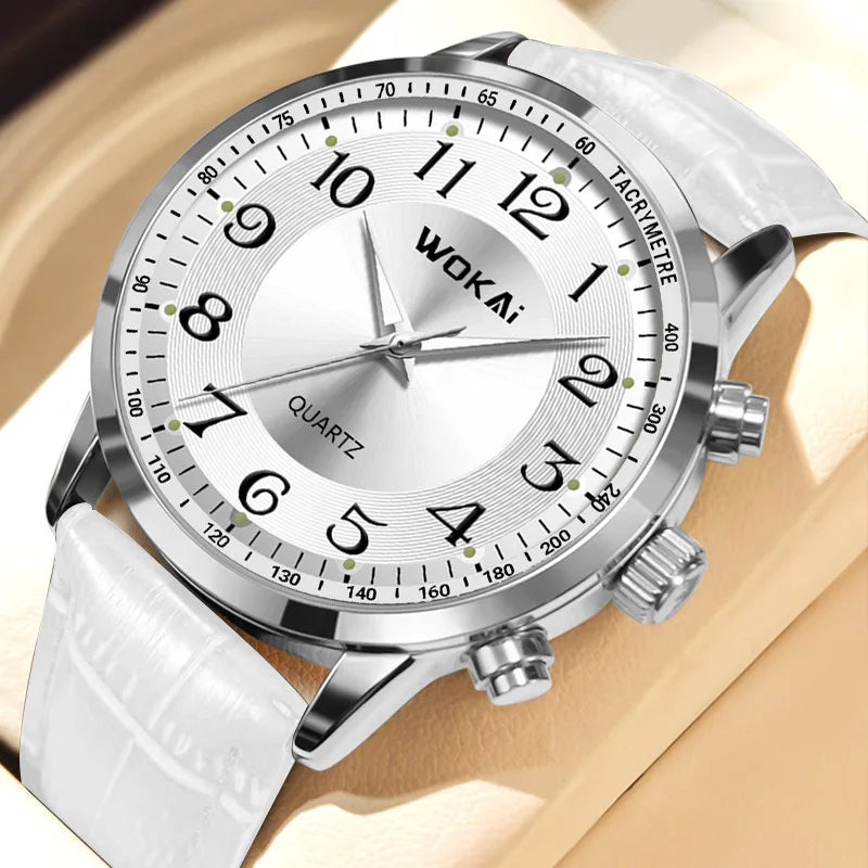 Montre Sport Décontractée Blanche™ - Olsen & Olsen