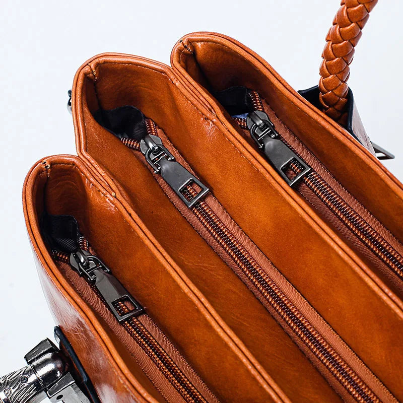 Iversen™ | Sac élégant avec poignées tressées