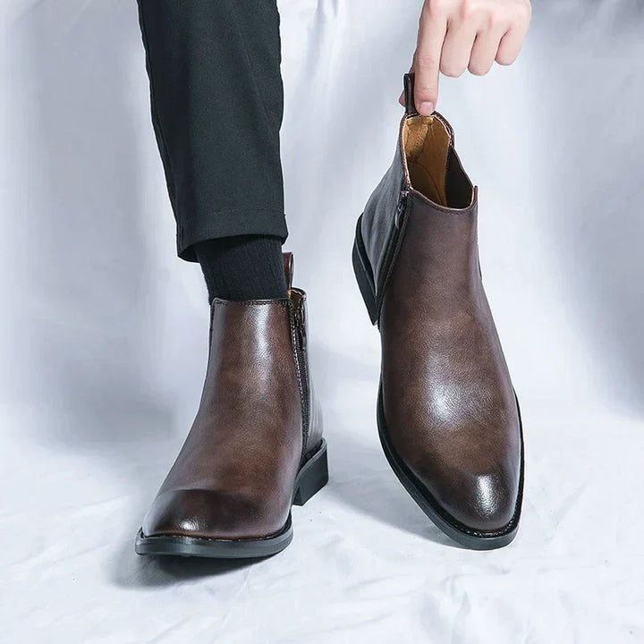 Elythos™ | Bottines Chelsea Élégantes avec Fermeture Éclair