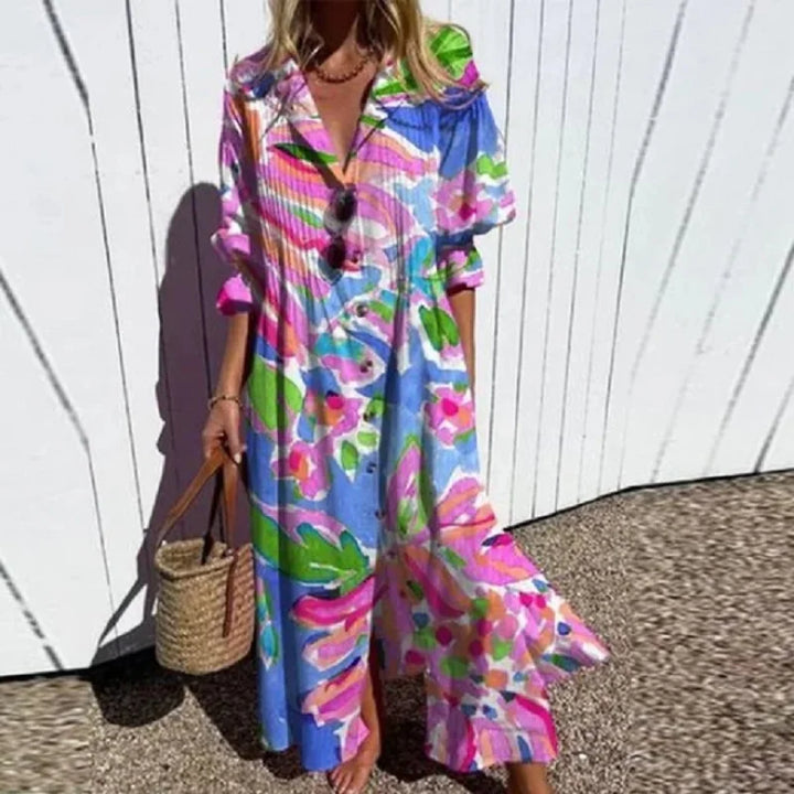 Leni™ | Robe Bohème Élégante et Fluide