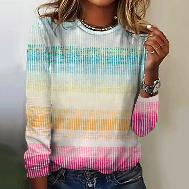Amara | Chemise à manches longues colorée