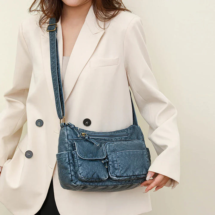 Selma™ | Sac à bandoulièr vintage avec plusieurs poches