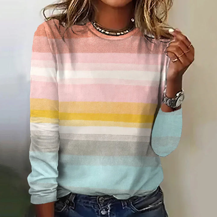Amara | Chemise à manches longues colorée