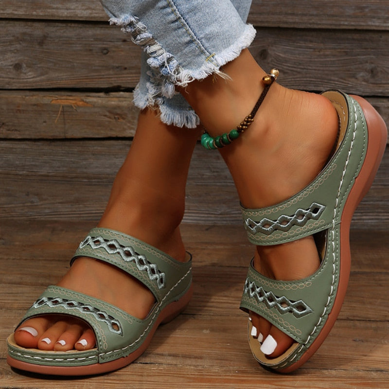 Monica™ | Sandales Orthopédiques Chic et Confortables