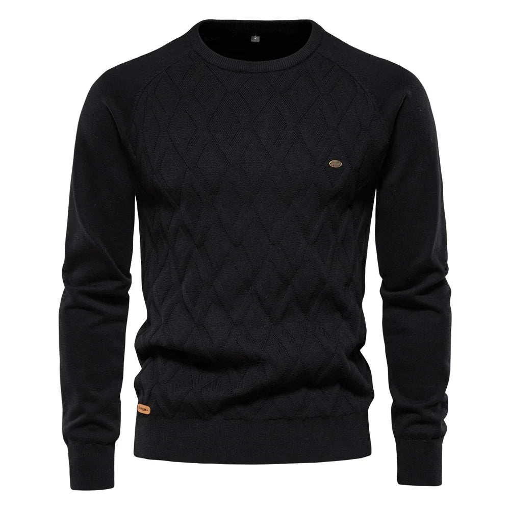Xylen™ | Pull Élégant à Motif Carreaux