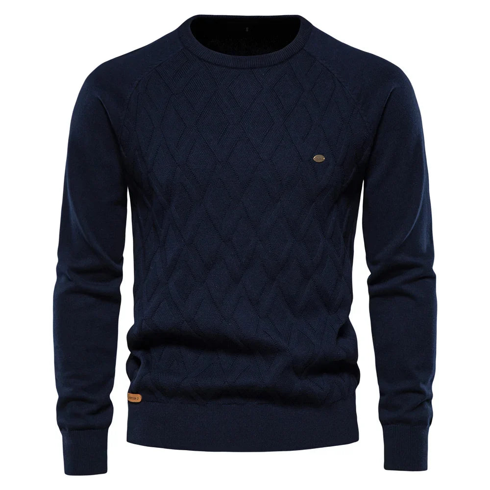 Xylen™ | Pull Élégant à Motif Carreaux