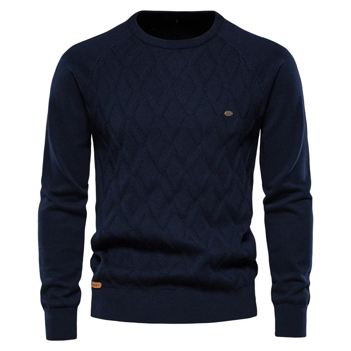 Xylen™ | Pull Élégant à Motif Carreaux
