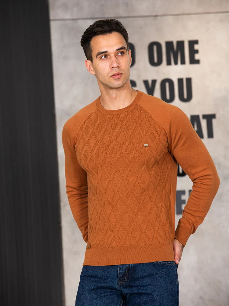Xylen™ | Pull Élégant à Motif Carreaux