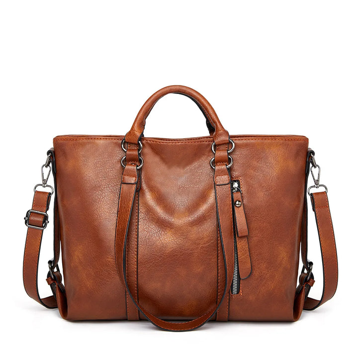 Elise™ | Sac à bandoulière en cuir de grande capacité