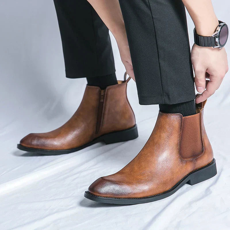 Elythos™ | Bottines Chelsea Élégantes avec Fermeture Éclair