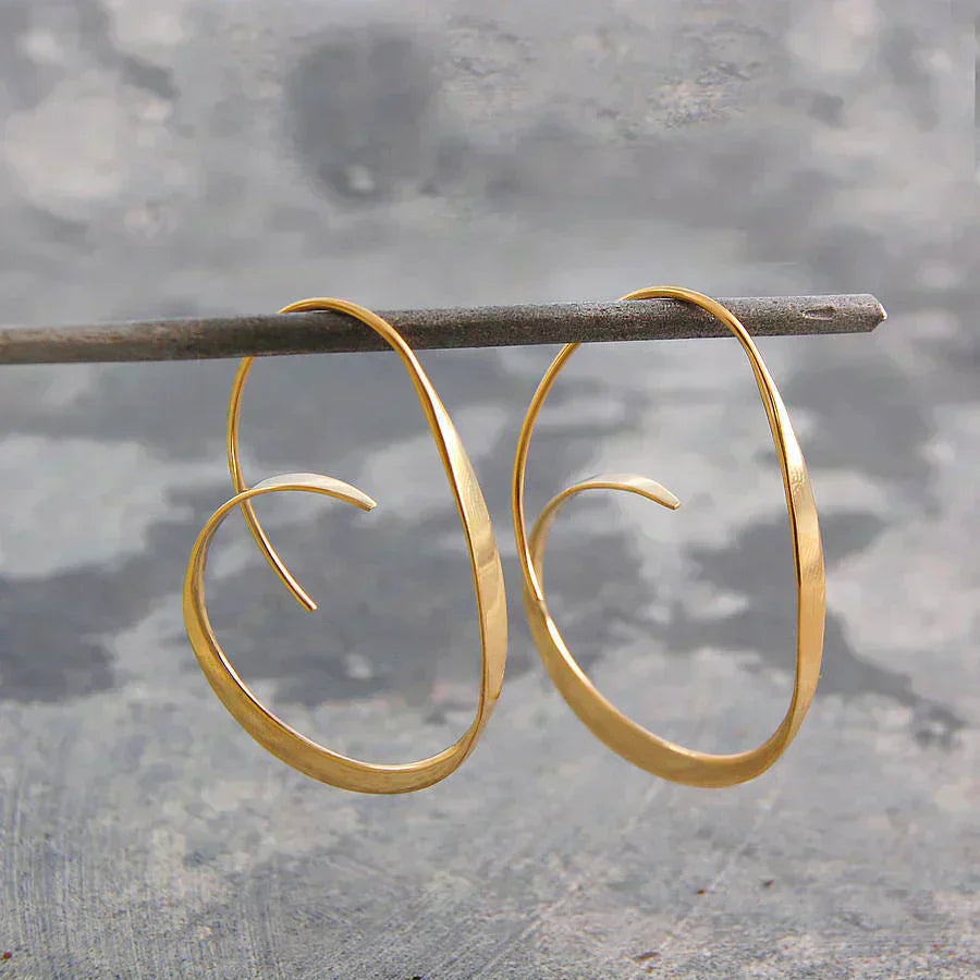 SPIRALE DU CIEL | SOUPIR D'ÉLÉGANCE BOUCLES D'OREILLES