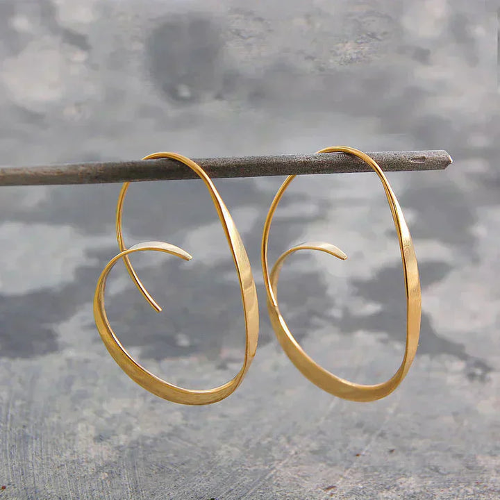SPIRALE DU CIEL | SOUPIR D'ÉLÉGANCE BOUCLES D'OREILLES