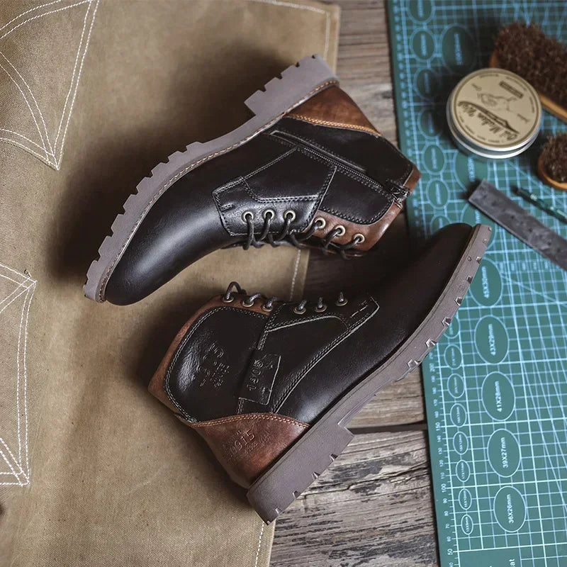 Veltrixis™ | Bottines Élégantes pour Hommes de Style Britannique