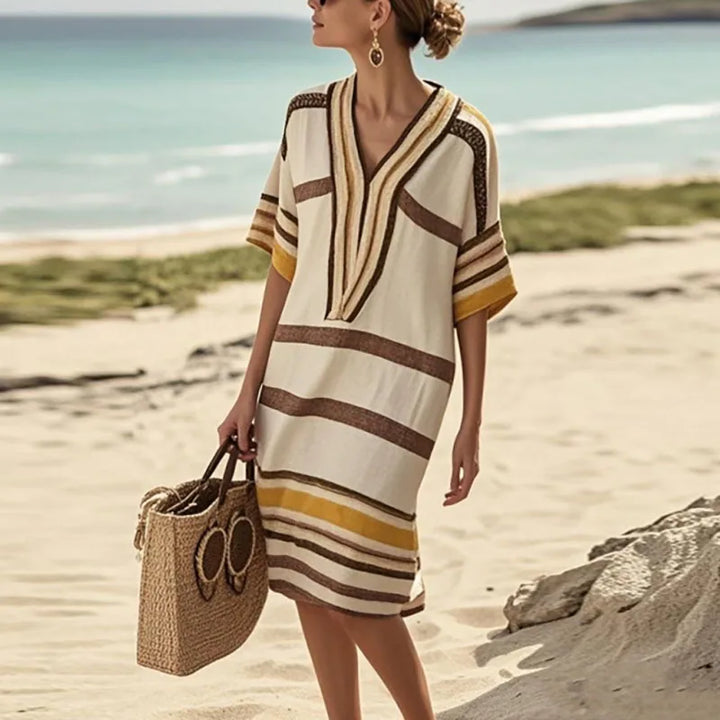 Arie™ | Robe Midi Intemporelle avec Coupe Fluide