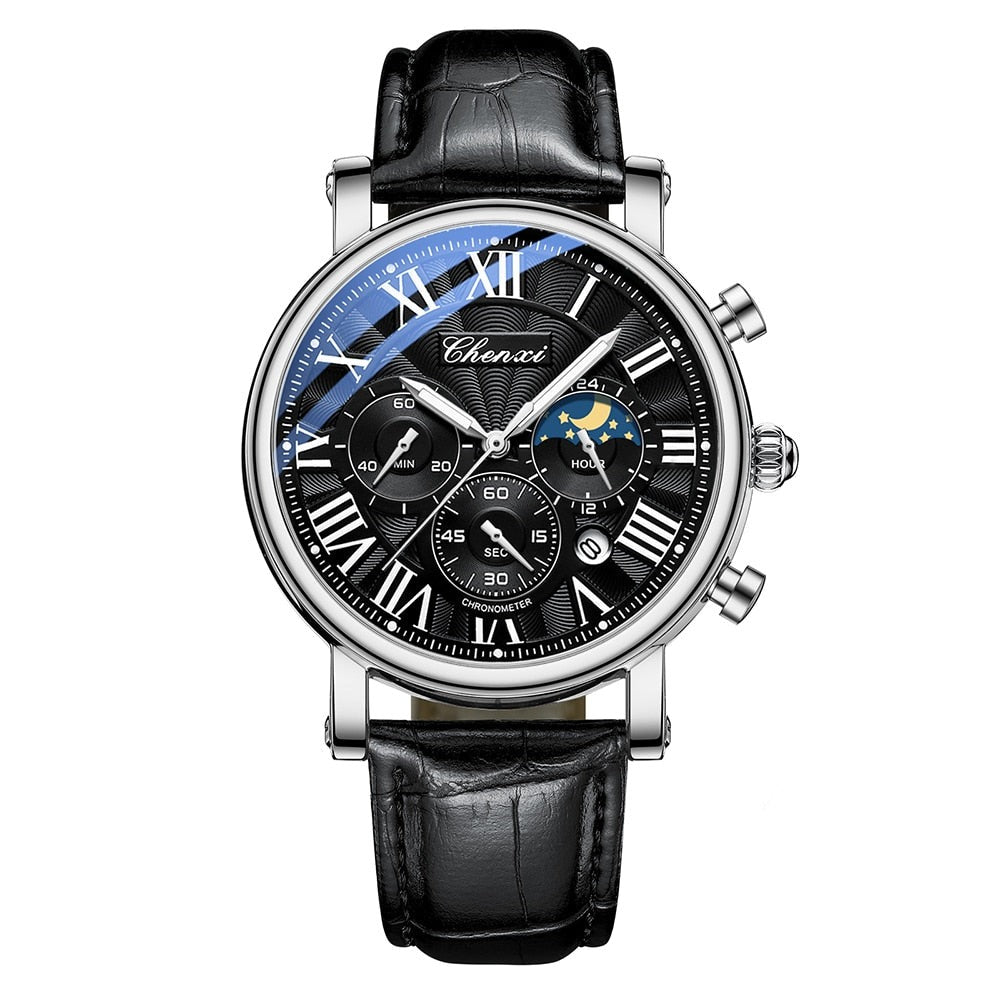 Montre Quartz à Bracelet en Cuir de Luxe™ - Olsen & Olsen