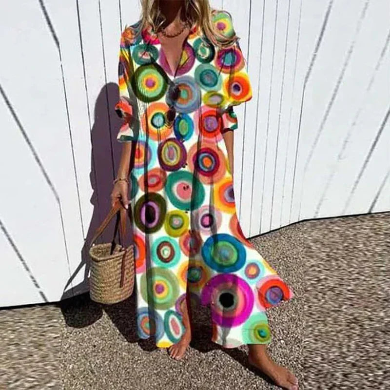 Leni™ | Robe Bohème Élégante et Fluide