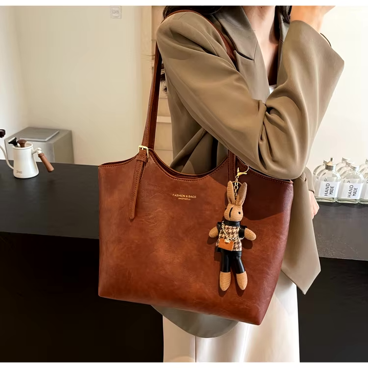 Lexvoria™ | Sac en Cuir avec Charme Amovible