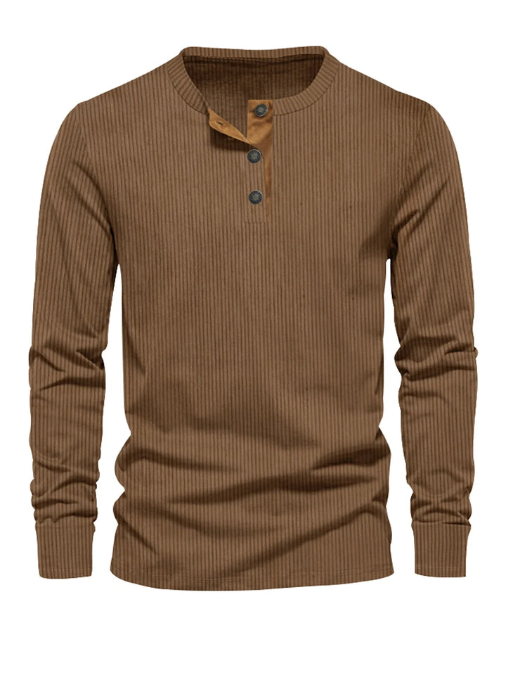 Oryel™ | Chemise rayée à manches longues