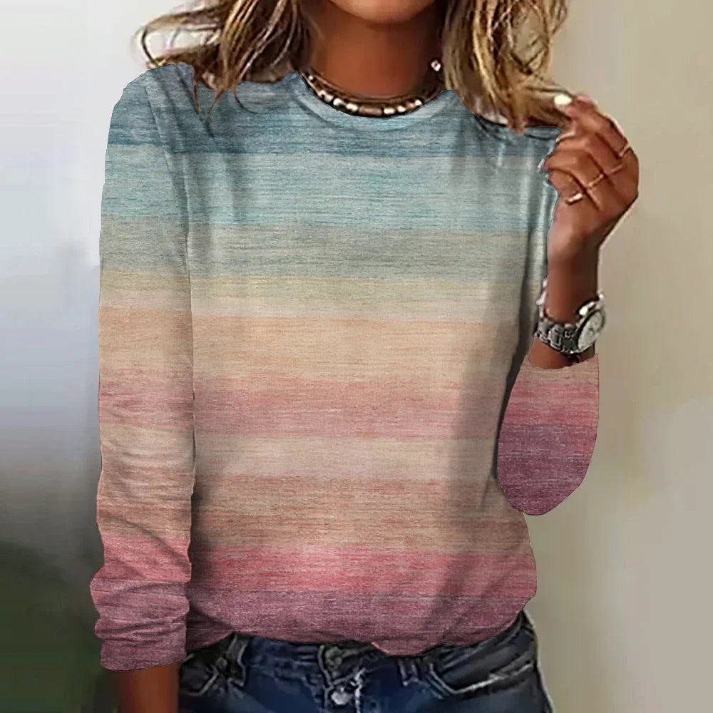Amara | Chemise à manches longues colorée