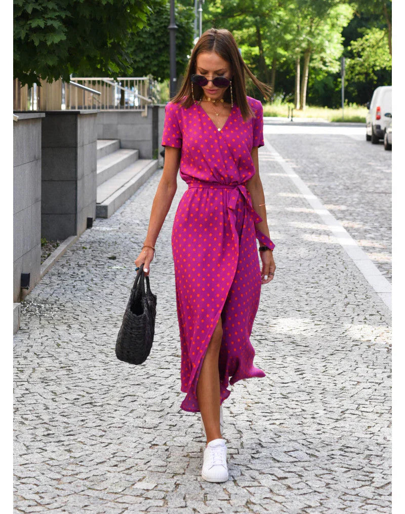 Jade™ | Robe élégante à col en V