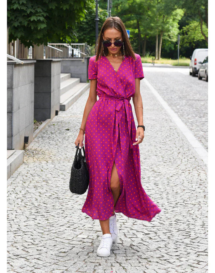 Jade™ | Robe élégante à col en V