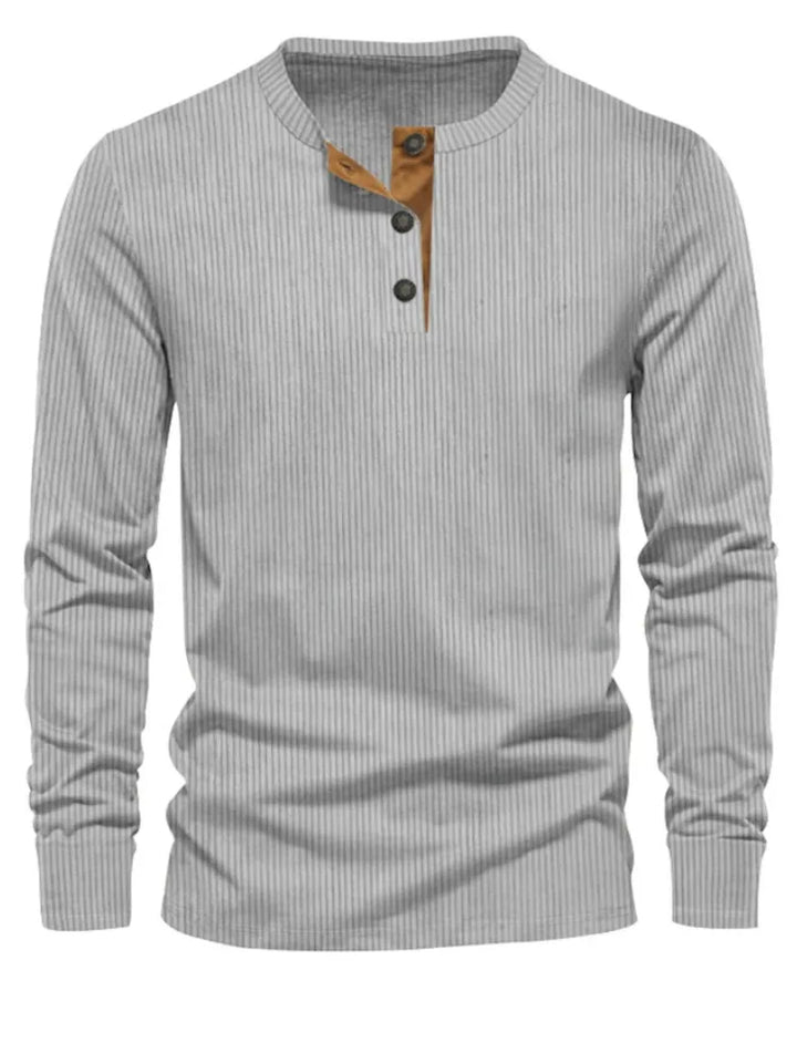 Oryel™ | Chemise rayée à manches longues